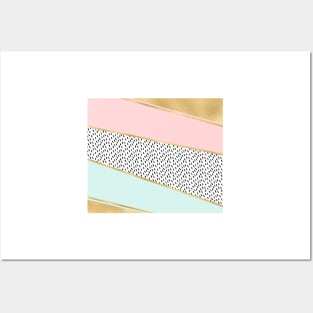 Golden pastel luminescence Posters and Art